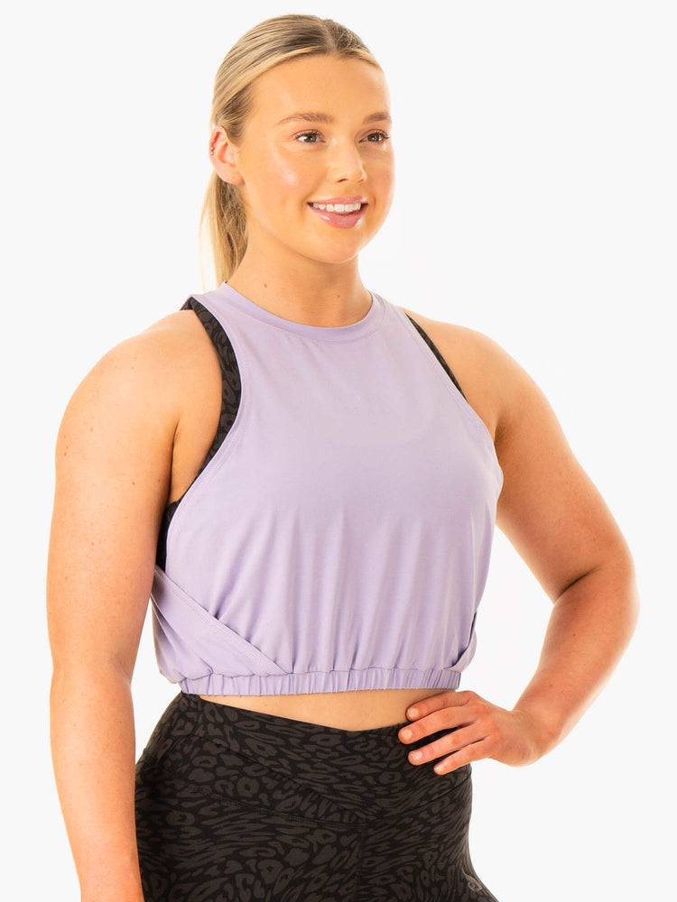 Women's Ryderwear Women Tanks Rotation Tanks Iris | NZ2830XF