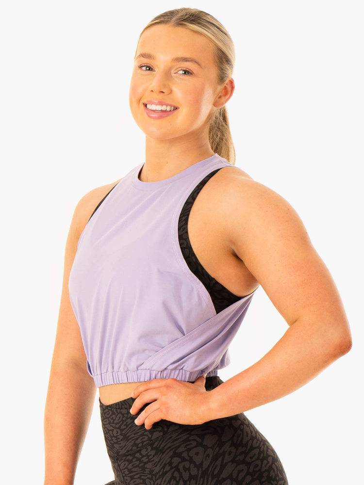 Women's Ryderwear Women Tanks Rotation Tanks Iris | NZ2830XF