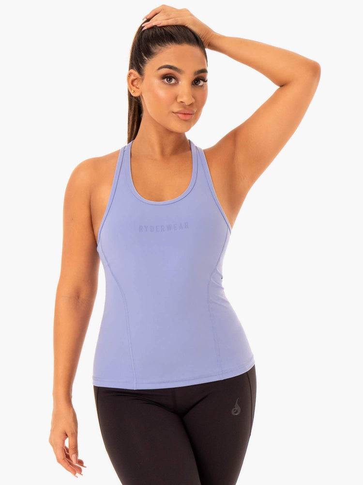 Women's Ryderwear Women Tanks Sola Tanks Purple | NZ2964EX