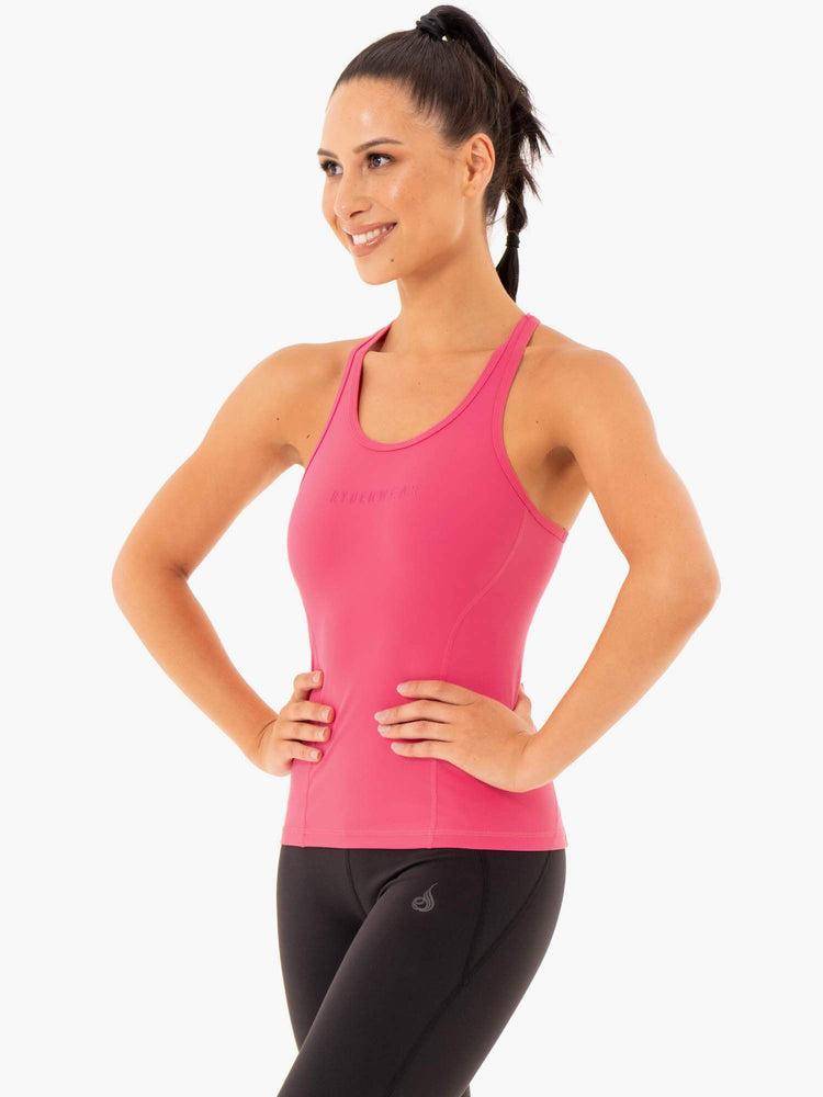 Women's Ryderwear Women Tanks Sola Tanks Pink | NZ2996HK