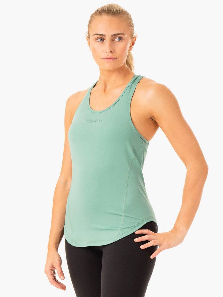 Women's Ryderwear Women Tanks Transform Training Tanks Green | NZ2825MA