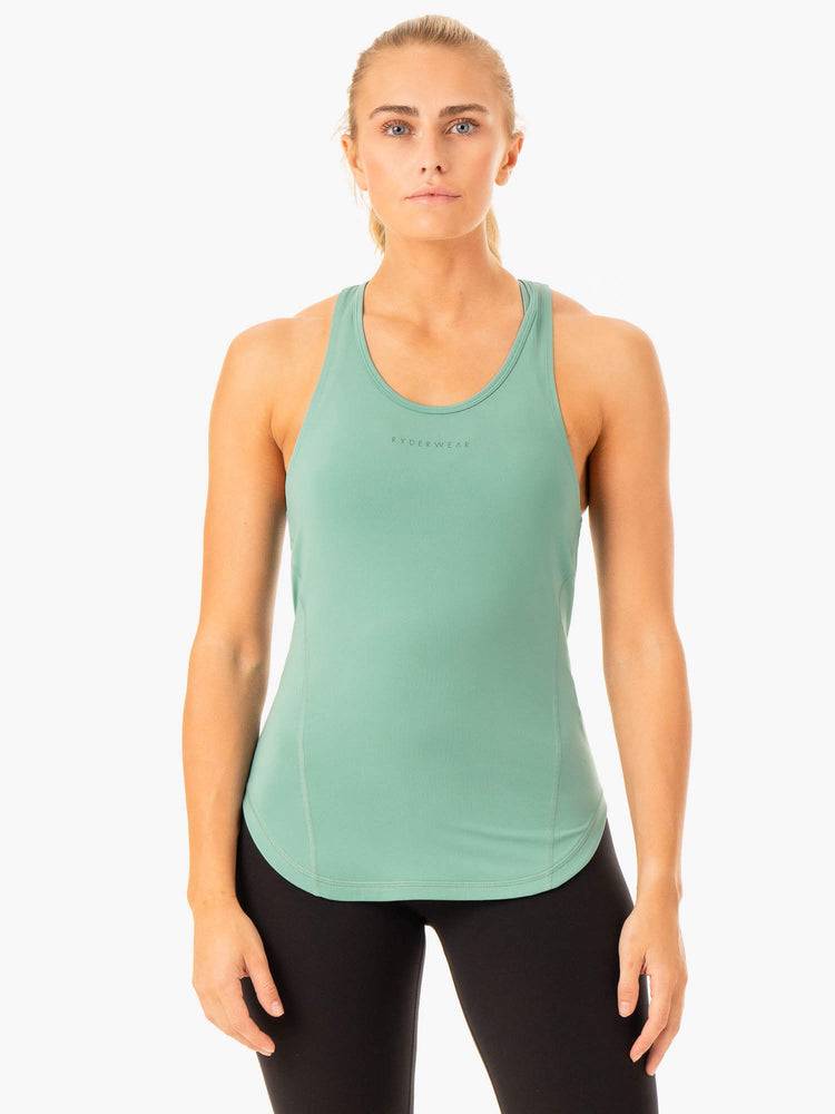 Women\'s Ryderwear Women Tanks Transform Training Tanks Green | NZ2825MA