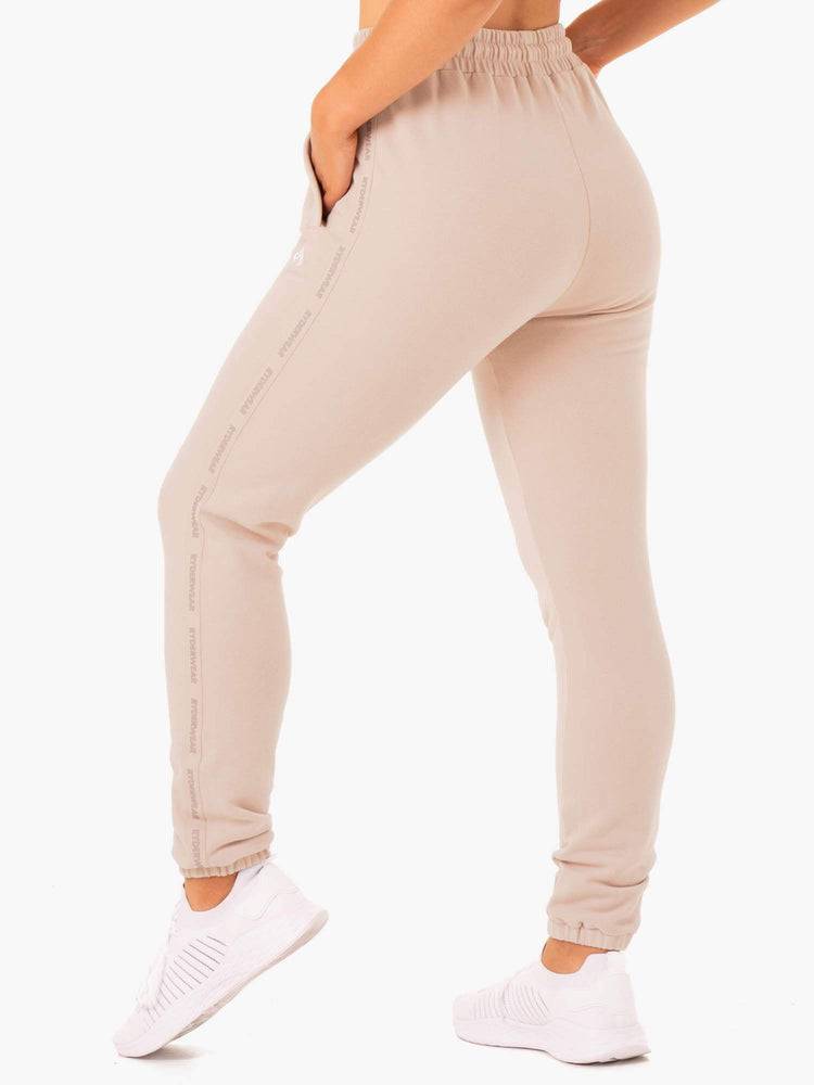 Women's Ryderwear Women Track Pants Base High Waisted Track Pants Mushroom | NZ3053SO