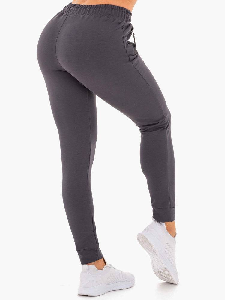 Women's Ryderwear Women Track Pants Luxe Track Pants Charcoal | NZ3035EX