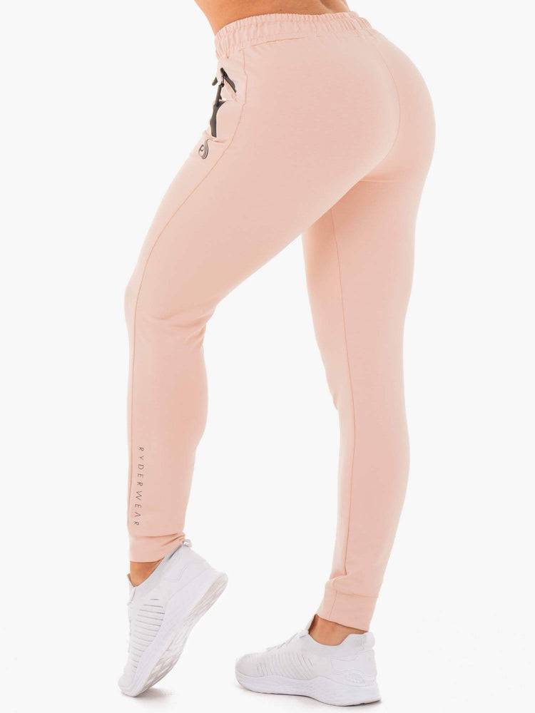 Women's Ryderwear Women Track Pants Luxe Track Pants Blush Nude | NZ3037QZ