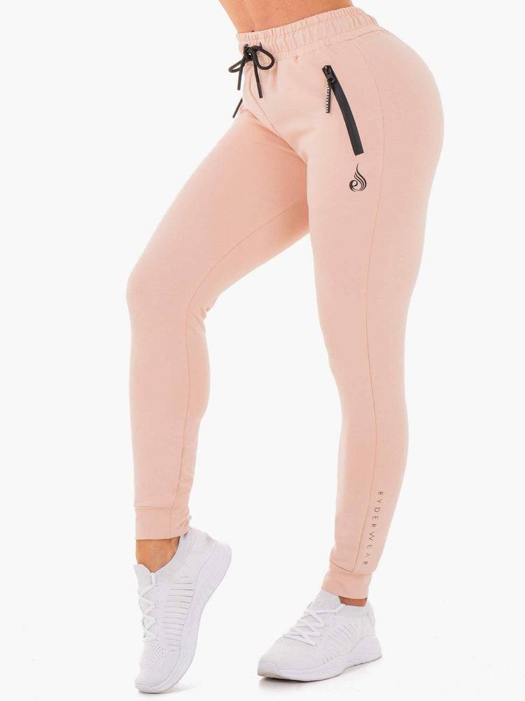 Women\'s Ryderwear Women Track Pants Luxe Track Pants Blush Nude | NZ3037QZ