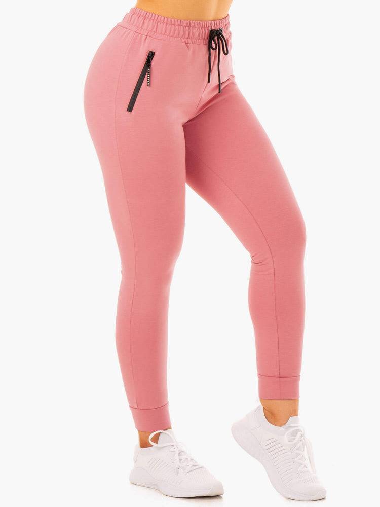 Women's Ryderwear Women Track Pants Luxe Track Pants Apricot Pink | NZ3064QZ