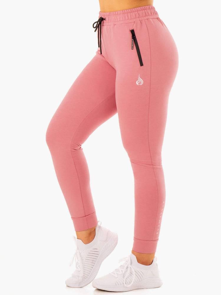 Women\'s Ryderwear Women Track Pants Luxe Track Pants Apricot Pink | NZ3064QZ