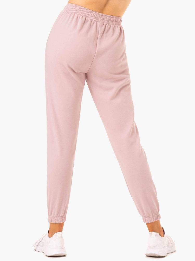 Women's Ryderwear Women Track Pants Off-Duty Fleece Track Pants Rose Marl | NZ3048HK