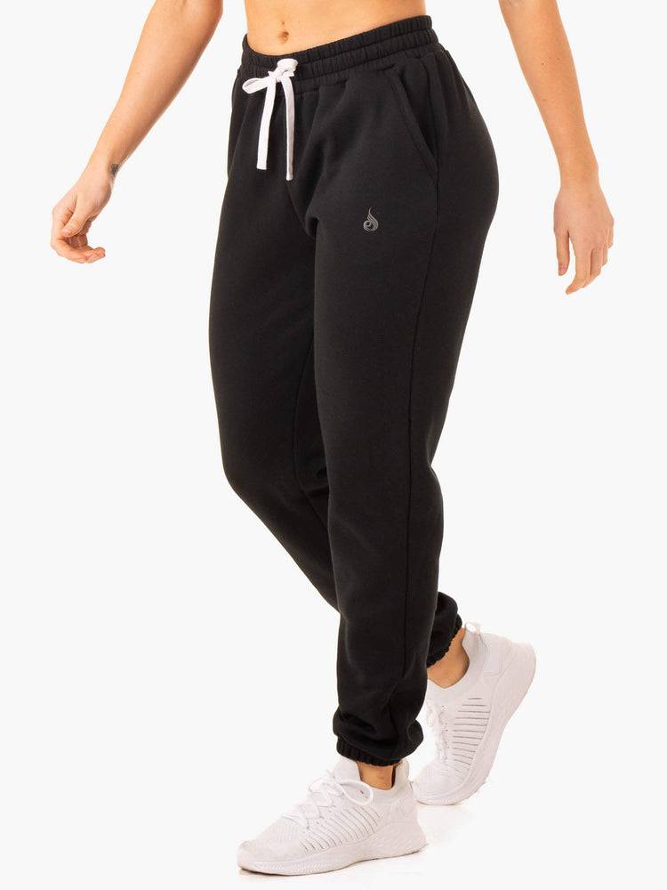 Women's Ryderwear Women Track Pants Restore Track Pants Black | NZ3079RW