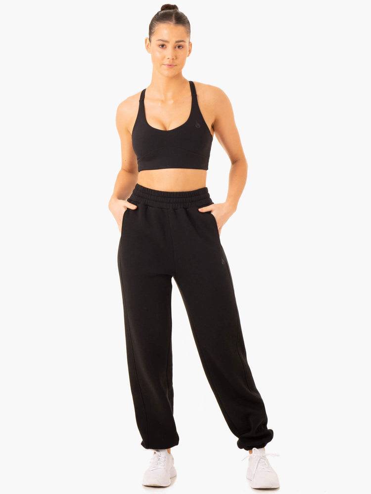 Women's Ryderwear Women Track Pants Sideline Track Pants Black | NZ3075IS