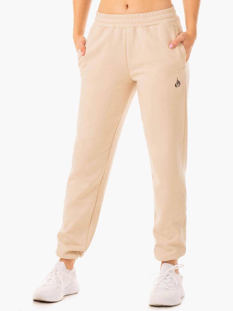 Women's Ryderwear Women Track Pants Unisex Track Pants Sand | NZ3068GL