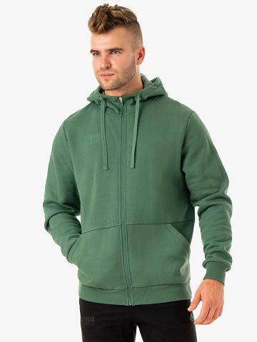 Men's Ryderwear Men Jackets Limitless Zip Up Jackets Forest Green | NZ1436OR