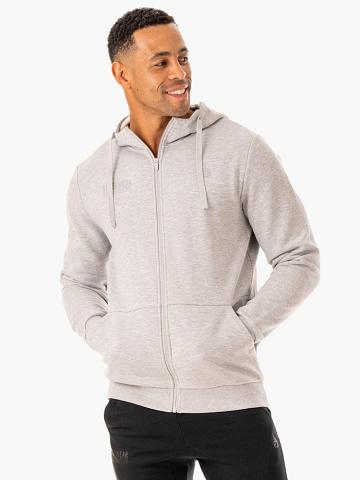 Men's Ryderwear Men Jackets Limitless Zip Up Jackets Grey Marl | NZ1438AP