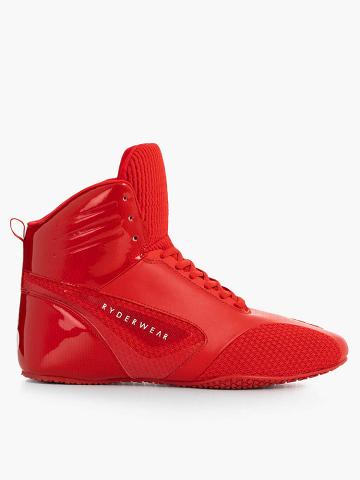 Men's Ryderwear Men Shoes D-Mak Carbon Fibre Shoes Red | NZ1574JJ