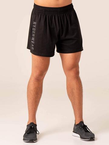 Men's Ryderwear Men Shorts Advance Arnie Shorts Black | NZ1342LH