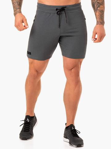 Men's Ryderwear Men Shorts Endurance Track Shorts Charcoal | NZ1361SO