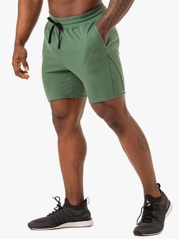 Men's Ryderwear Men Shorts Force Track Shorts Green | NZ1372VD