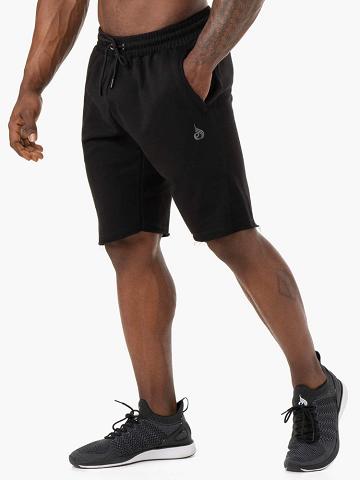 Men's Ryderwear Men Shorts Iron Track Shorts Black | NZ1379RW