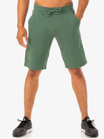 Men's Ryderwear Men Shorts Limitless Track Shorts Forest Green | NZ1381YU