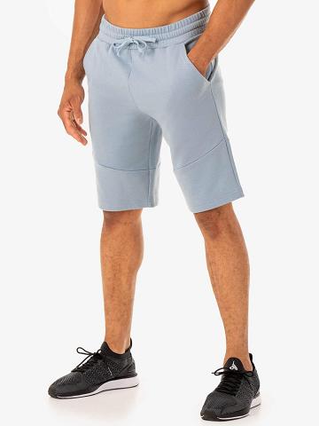 Men's Ryderwear Men Shorts Limitless Track Shorts Ice Blue | NZ1382UT