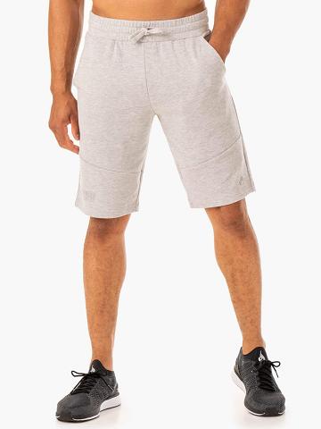 Men's Ryderwear Men Shorts Limitless Track Shorts Grey Marl | NZ1383IS