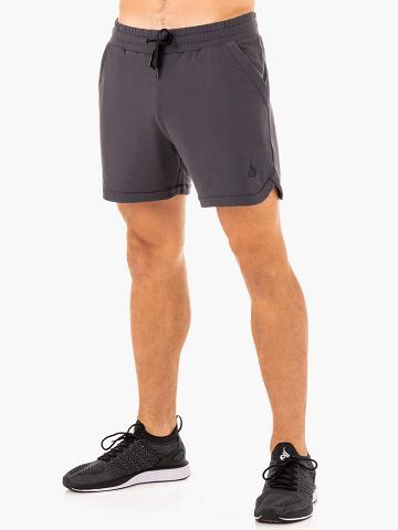 Men's Ryderwear Men Shorts Optimal Gym Shorts Charcoal | NZ1387SO