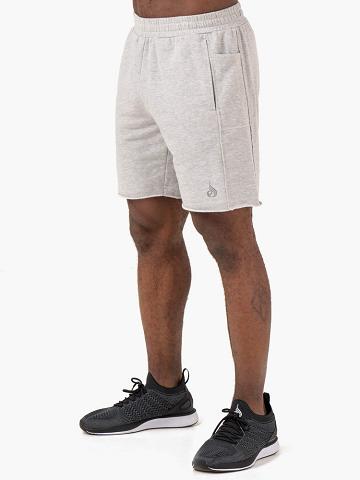 Men's Ryderwear Men Shorts Pursuit Track Shorts Light Grey Marl | NZ1399BC