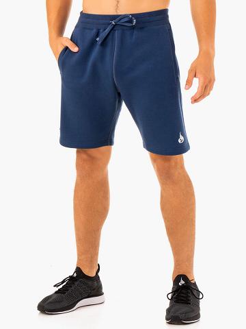 Men's Ryderwear Men Shorts Recharge Track Shorts Blue | NZ1409IS