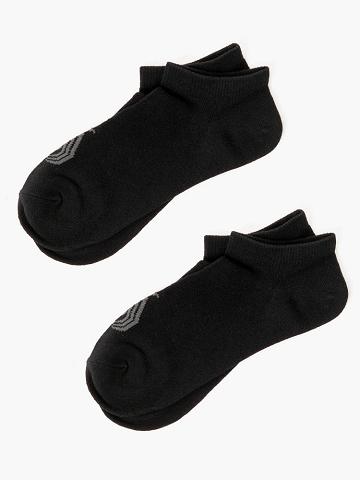 Men's Ryderwear Men Socks No Show Socks Black | NZ1560EX