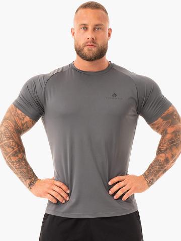 Men's Ryderwear Men T Shirts Breeze T Shirts Charcoal | NZ1205SO