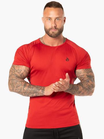 Men's Ryderwear Men T Shirts Evo T Shirts Red | NZ1224TV