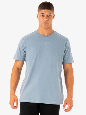 Men's Ryderwear Men T Shirts Limitless T Shirts Ice Blue | NZ1258DN