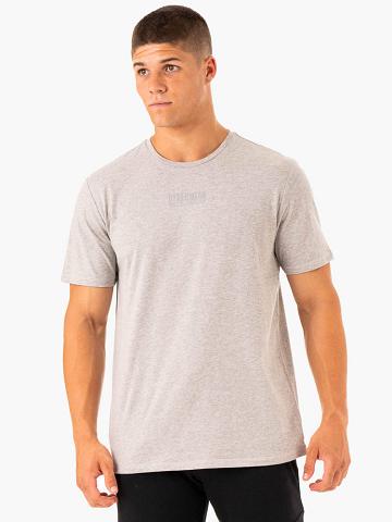 Men's Ryderwear Men T Shirts Limitless T Shirts Grey Marl | NZ1259FM