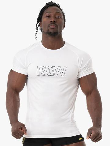 Men's Ryderwear Men T Shirts Shield T Shirts White | NZ1294VD