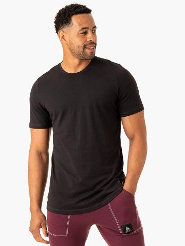 Men's Ryderwear Men T Shirts Vital T Shirts Faded Black | NZ1302TV