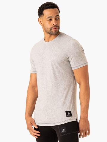 Men's Ryderwear Men T Shirts Vital T Shirts Grey Marl | NZ1303YU