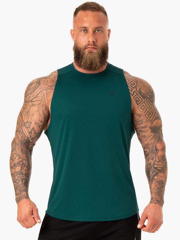 Men's Ryderwear Men Tanks Lift Mesh Baller Tank Tanks Emerald | NZ1144EX