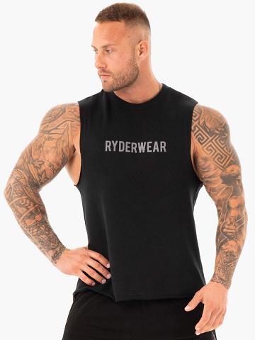 Men's Ryderwear Men Tanks Performance Baller Tank Tanks Black | NZ1162XF