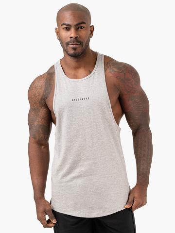 Men's Ryderwear Men Tanks Pursuit Baller Tank Tanks Light Grey Marl | NZ1164VD