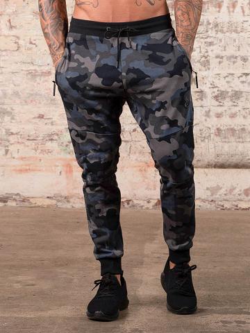 Men's Ryderwear Men Track Pants Camos Track Pants Black/Camo | NZ1004LH