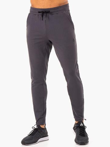 Men's Ryderwear Men Track Pants Optimal Gym Track Pants Charcoal | NZ1029KI