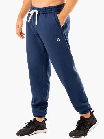 Men's Ryderwear Men Track Pants Recharge Relaxed Track Pants Blue | NZ1037MA