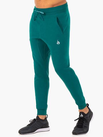 Men's Ryderwear Men Track Pants Recharge Tapered Track Pants Teal | NZ1043YU