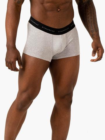 Men's Ryderwear Men Underwear Boxer Briefs Underwear Grey Marl | NZ1551ZG