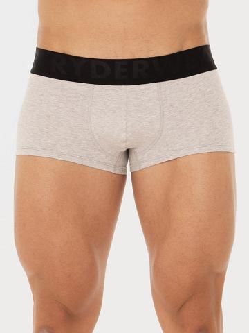 Men's Ryderwear Men Underwear Mens Boxer Brief Underwear Grey Marl | NZ1553CE