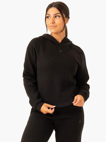 Women's Ryderwear Women Hoodie Sideline Hoodie Black | NZ1694UT