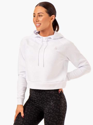 Women's Ryderwear Women Hoodie Ultra Pullover Hoodie White | NZ1664EX