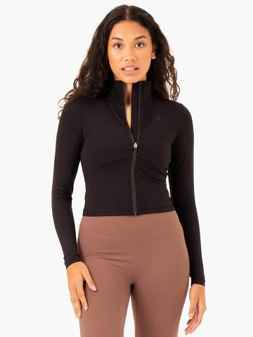 Women's Ryderwear Women Jackets NKD Refine Jackets Black | NZ1713MA