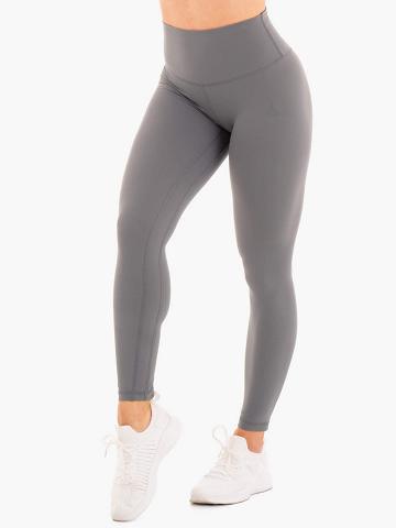 Women's Ryderwear Women Leggings NKD High Waisted Leggings Charcoal | NZ1730JJ